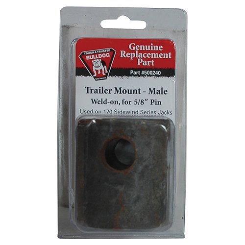 Bulldog 500240 Weld-On Trailer Tongue Jack Mount, 5/8"