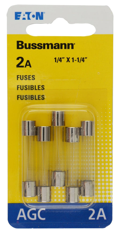 Bussman BP/AGC - 2 - RP AGC - 2 Fuses 5 - Pack - Young Farts RV Parts