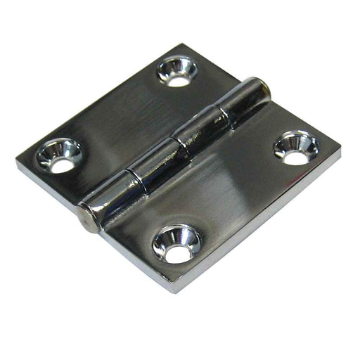 Butt Hinge - 316 Stainless Steel - 1 - 1/2" x 1 - 1/2" - Young Farts RV Parts