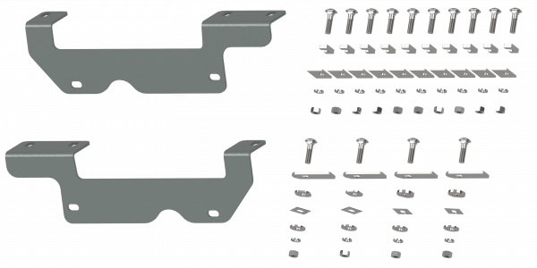 B&W RVR2403 - Trailer Hitches - Custom 5th Wheel Hitch Mounting Brackets