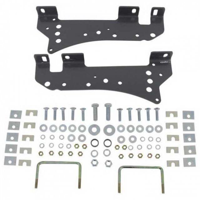 B&W Trailer Hitches RVR2504 - Trailer Hitches - Custom 5th Wheel Hitch Mounting Brackets Chevy/GMC 1500 Short Bed 2019
