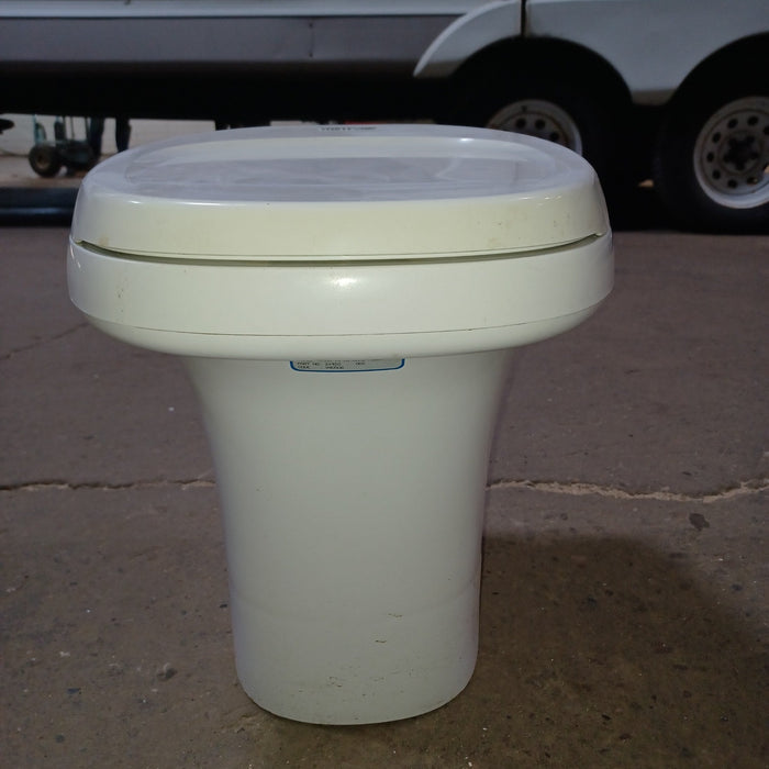 Used Thetford 24920 AQUA MAGIC IV Toilet - Hand Flush, High Profile, White