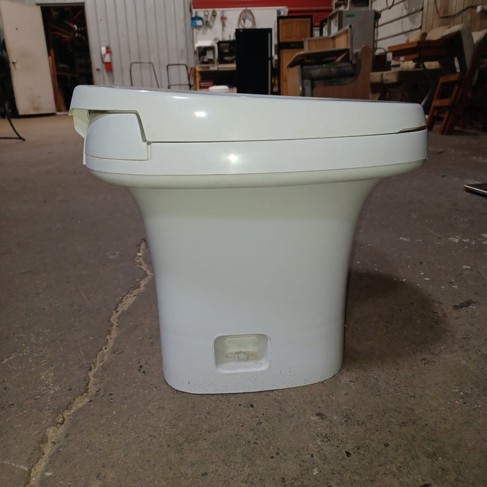 Used Thetford 24920 AQUA MAGIC IV Toilet - Hand Flush, High Profile, White