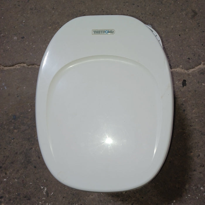 Used Thetford 24920 AQUA MAGIC IV Toilet - Hand Flush, High Profile, White