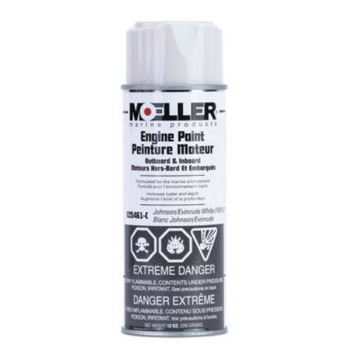Sierra Marine Engine Spray Paint - Johnson/Evinrude White - 025461C