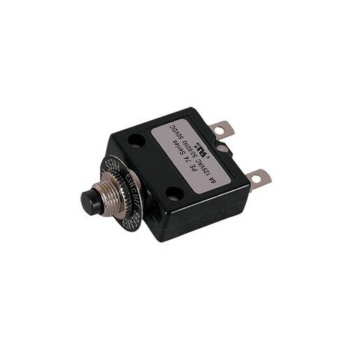 WHITECAP Circuit Breaker - Marine Series - 4 AMP - Brass Bakelite; Single - S-7069C