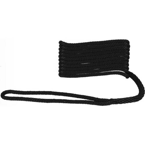 Attwood Marine Boat Dock Line - Solid Braided - Multi-Filament Polypropylene; Black - 11752-7