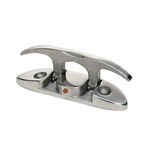 WHITECAP Boat Rope Cleat - Tie-Up; 4-9/16" Length; Silver - 6744C