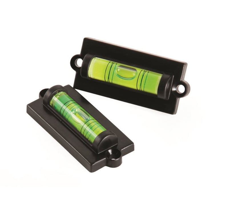 Camco 25523 Screw-On Bubble Type Level - Black