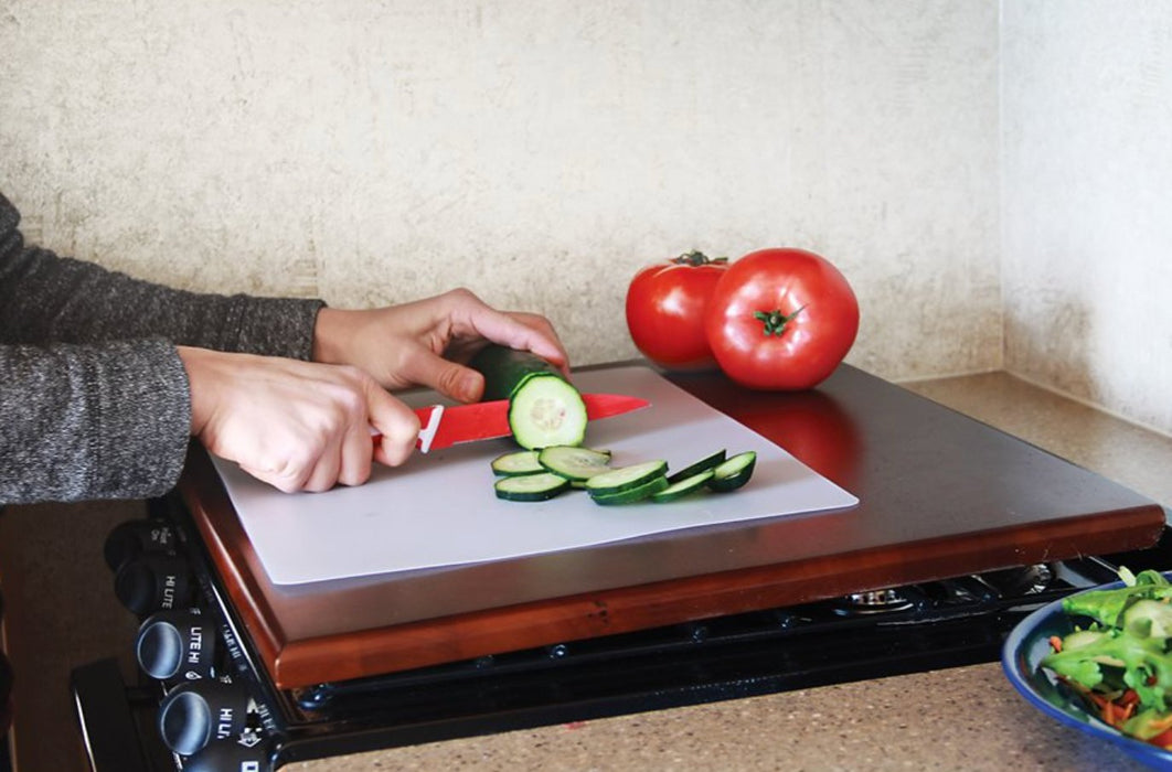 Camco 43526 Oak Accents ™ Stove Top Cover - Bordeaux