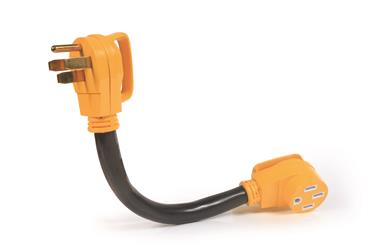 Camco 50 Amp Power Grip 18" Dogbone - 90M / 90F, 125-250V / 12500W - 55215 - Young Farts RV Parts