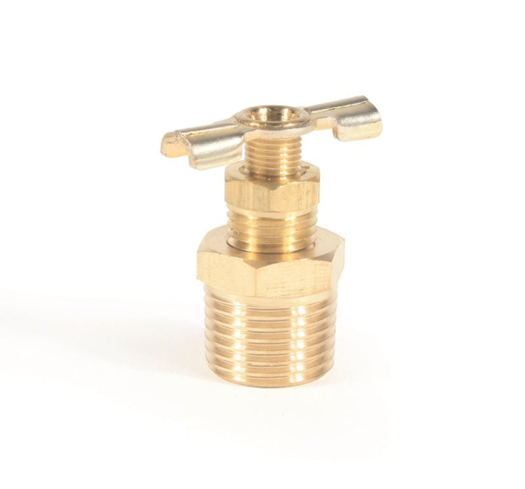 Camco Water Heater Drain Valve 1/2" NPT Thread Brass - 11703