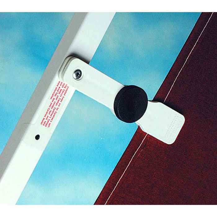 Carefree RV 902801W Awning Fabric Clamp, White