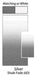 Carefree JU206D00 - 1Pc Fabric 20' Silver Fade with White Weatherguard - Young Farts RV Parts