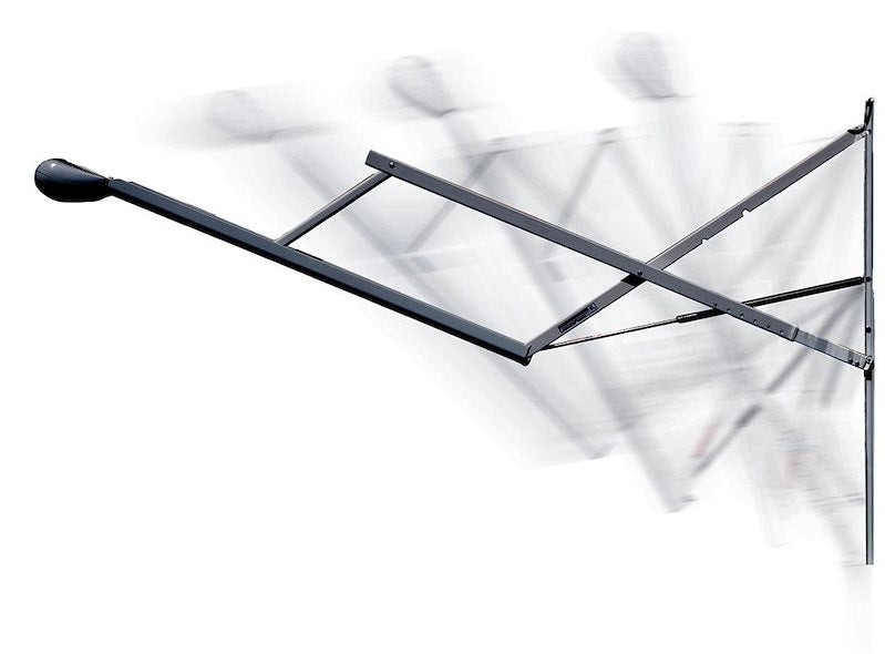 Carefree RV R001642BLK Travel'R Awning Arm, Adjustable Pitch - Right Motor Side - 8' - Young Farts RV Parts