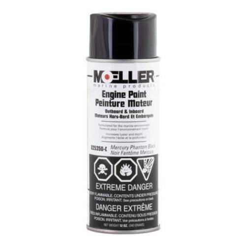 Sierra Marine Marine Engine Paint - Mercury Phantom Black - 12 oz. Can - 025350-C
