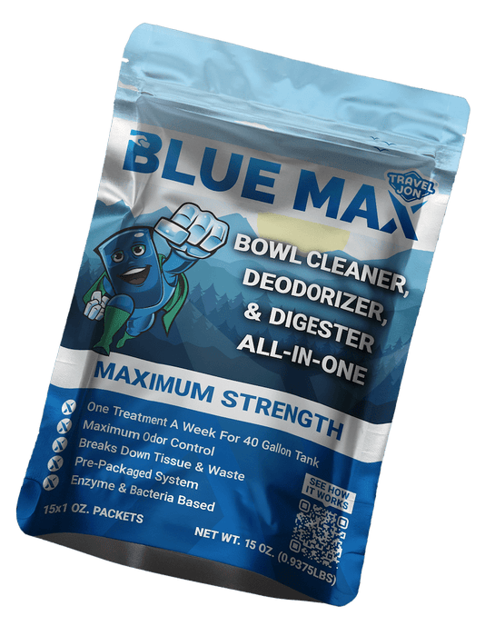 Century Chemical 19963-CL Travel Jon® BLUE MAX Waste Holding Tank Treatment - Pack Of 15 Treatments