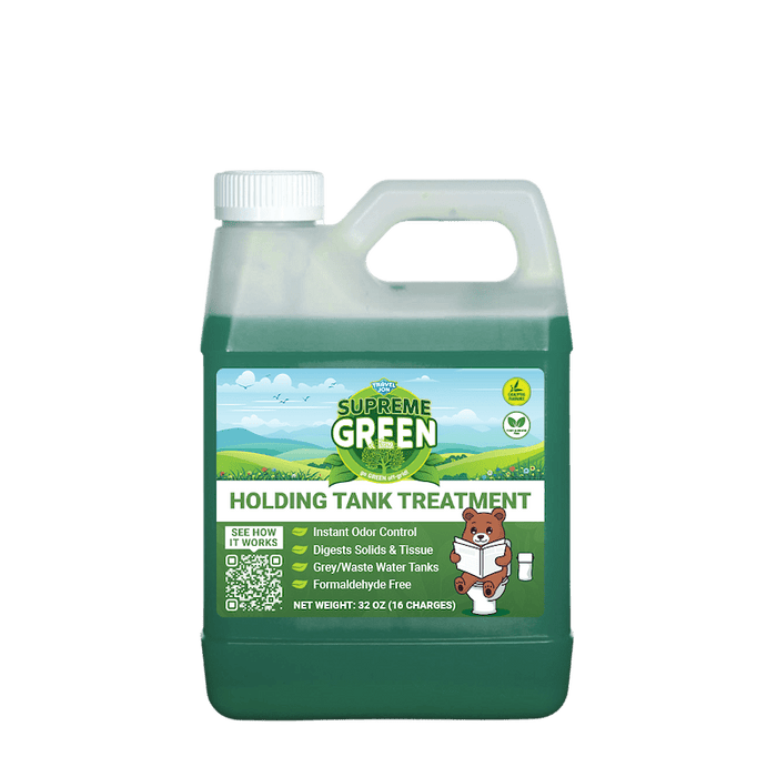 Century Chemical 20132-CL Travel Jon® Supreme Green Waste Holding Tank Treatment - 32 Ounce
