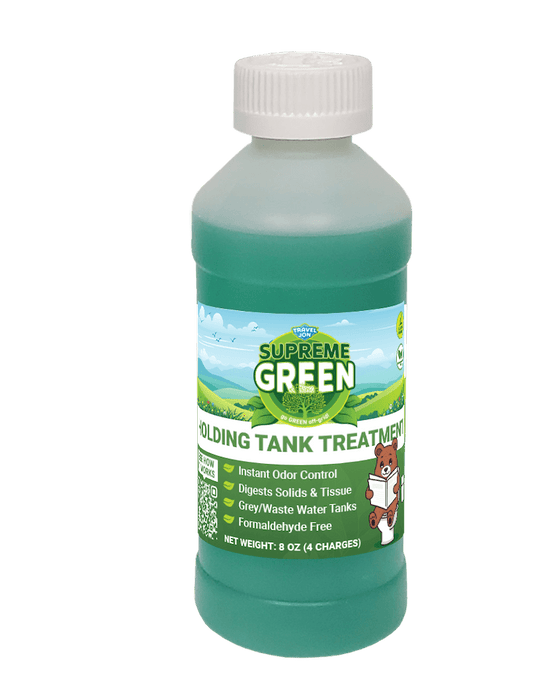 Century Chemical 20133-8Z Travel Jon® Supreme Green Waste Holding Tank Treatment - 8 Ounce Bottle