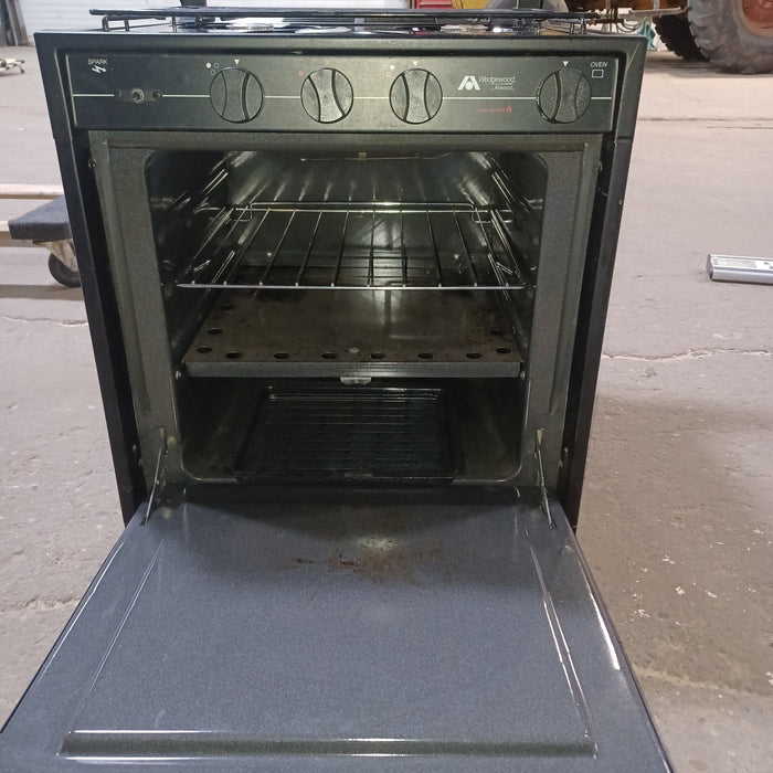 Used Atwood / Wedgewood Range Stove 3-Burner - R2137BGP - L 20" × W 20" × H 21"