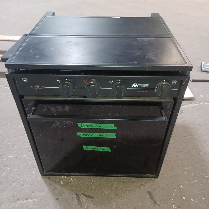Used Atwood / Wedgewood Range Stove 3-Burner - R2137BGP - L 20" × W 20" × H 21"