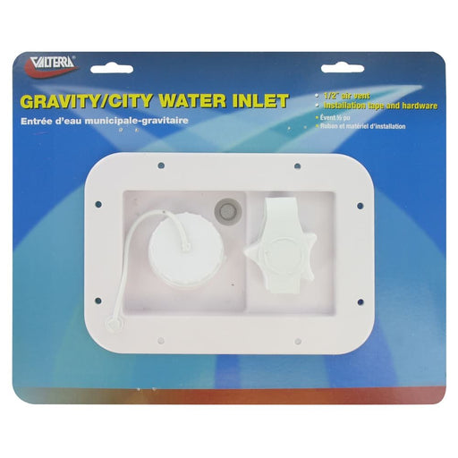 City/Gravity Water Hatch w/o Door White - Young Farts RV Parts