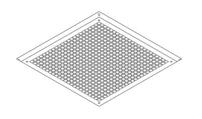 Coleman Mach Air Conditioner Ceiling Assembly Grille - 6798-3041