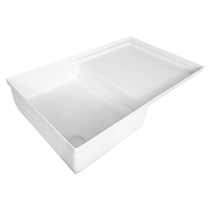Combo Shower Pan SP400 - Polar White - Young Farts RV Parts