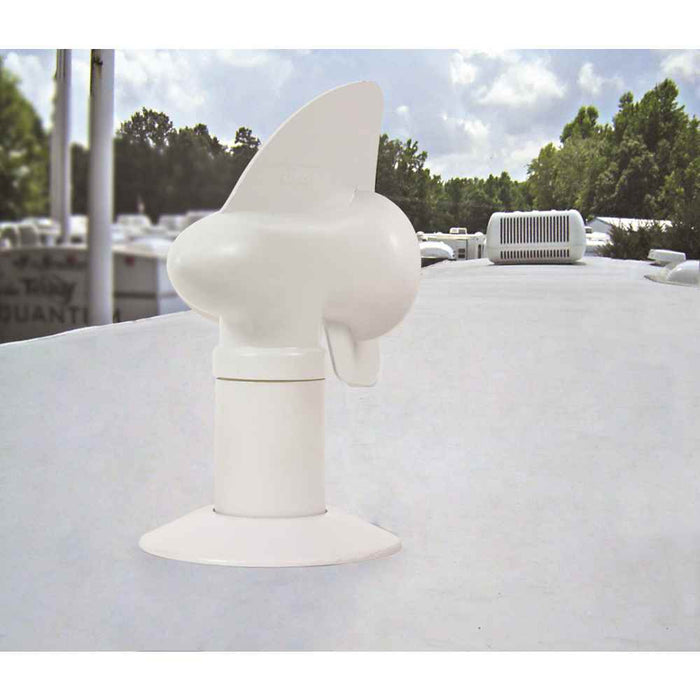 Cyclone Rotating Sewer Plumbing Vent White - Young Farts RV Parts