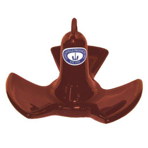 GREENFIELD Boat Anchor River Tri-Fluke Style - Holds Up To 24 F Length Boat - 520-RD