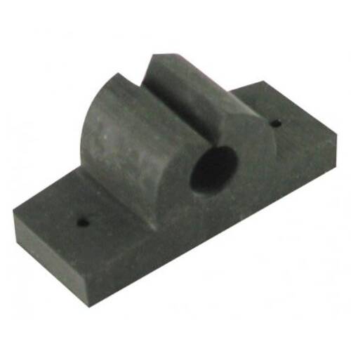 WHITECAP Fishing Rod Holder - Surface Mount - 3/8" Jaw Style Hold - Black Rubber - 3750BC