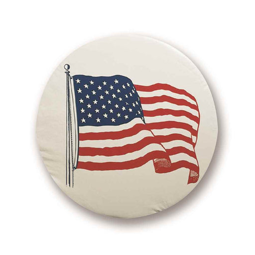 Designer Tire Cover: Flag Size J - Young Farts RV Parts