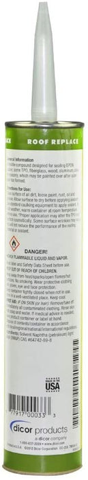 Dicor 12-7040-25 Self-Leveling Lap Sealant - White - 10.3 Oz (Case of 25)