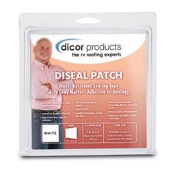 Dicor 522TPO-450-1C Diseal Roof Repair Tape 4"X50' - White