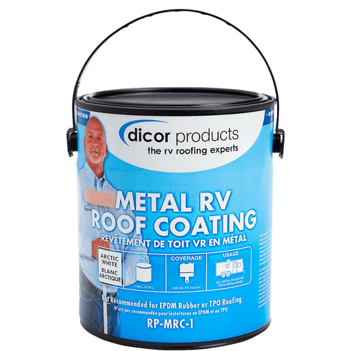 Dicor Corp. RP - MRC - 1 Metal Roof Coating, White - 1 Gallon - Young Farts RV Parts