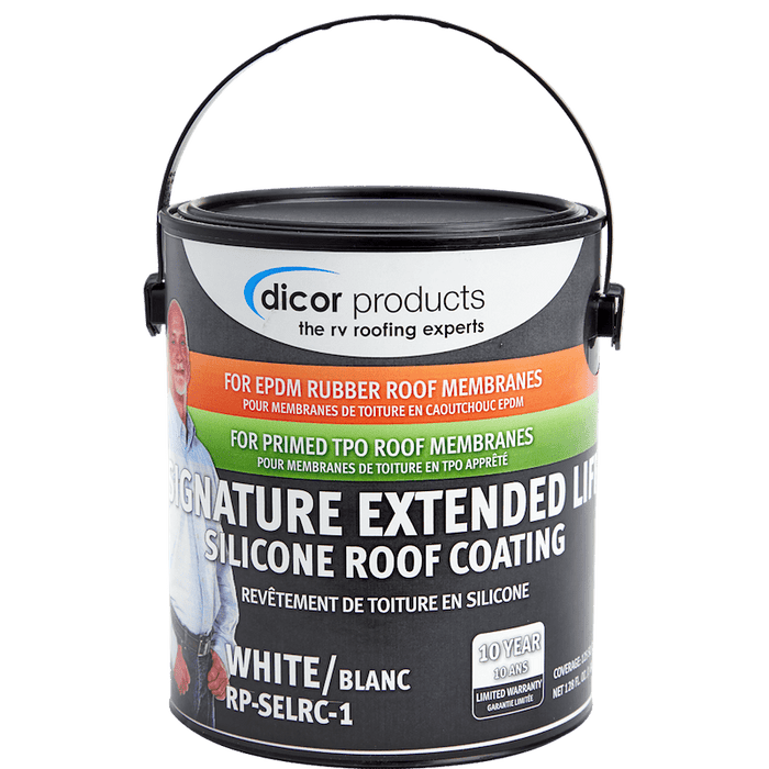 Dicor Corp. RP - SELRC - 1 Rubber Roof Coating 1 Gal. - White - Young Farts RV Parts