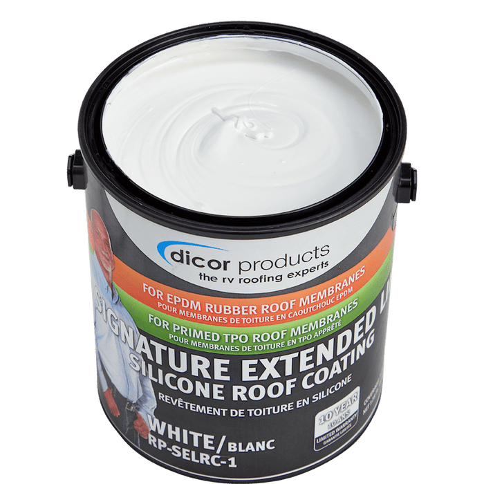 Dicor Corp. RP - SELRC - 1 Rubber Roof Coating 1 Gal. - White - Young Farts RV Parts