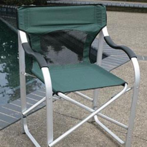 Directors Chair Aluminum Green