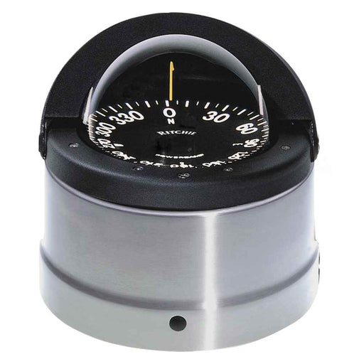 DNP - 200 Navigator Compass - Binnacle Mount - Polished Stainless Steel/Black - Young Farts RV Parts