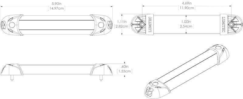 Dome Light Lumitec 101079 - Young Farts RV Parts