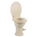 Dometic 410 Series Toilet Standard Profile Bone Porcelain with Pedal Flush Control 9610008260 - Young Farts RV Parts