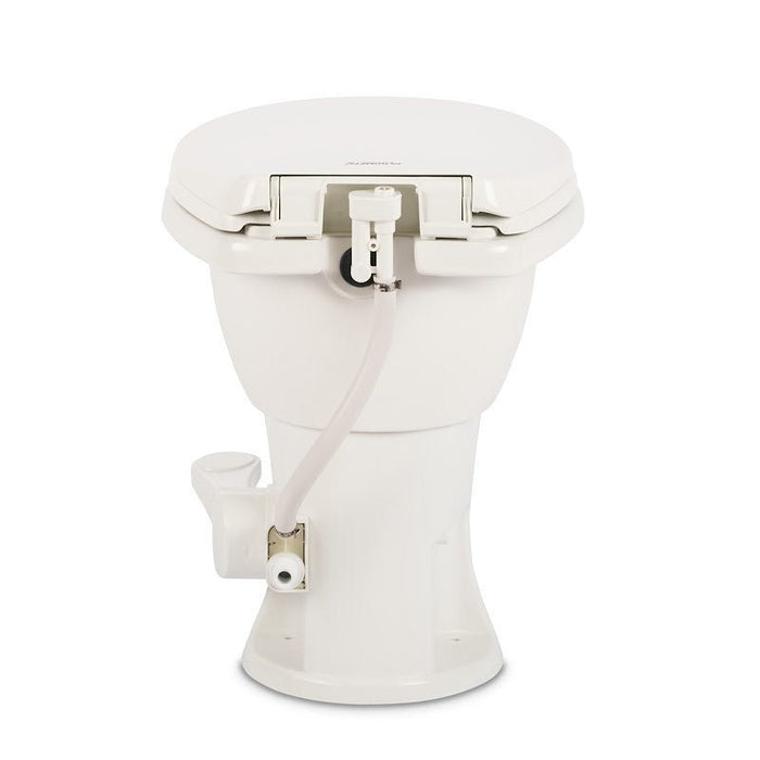 Dometic 410 Series Toilet Standard Profile White Porcelain with Pedal Flush Control 9610008259