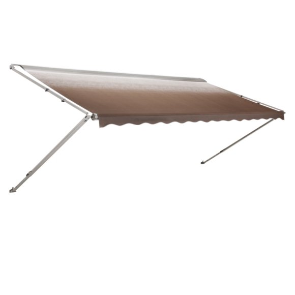 Dometic Corp 848NS17.40TB - 8500 Patio Awning, Sandstone, 17', White Weathershield/ White End Cap