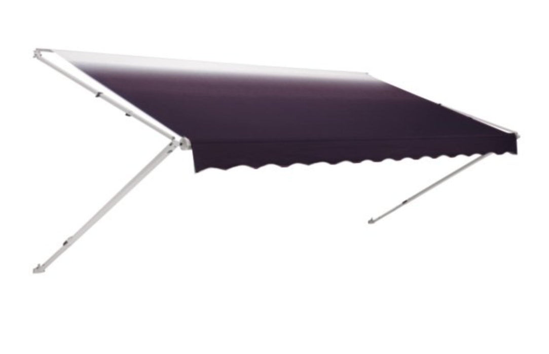 Dometic Corp 848NV19.40TB - 8500 Patio Awning, Maroon, 19', White Weathershield/ White End Cap