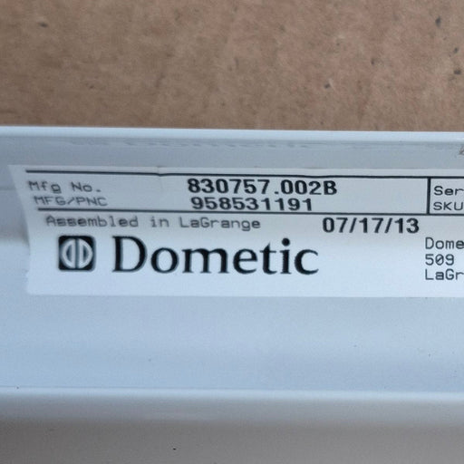 Dometic Elite Window Awning Arm Set, White -  830757.002B - Young Farts RV Parts