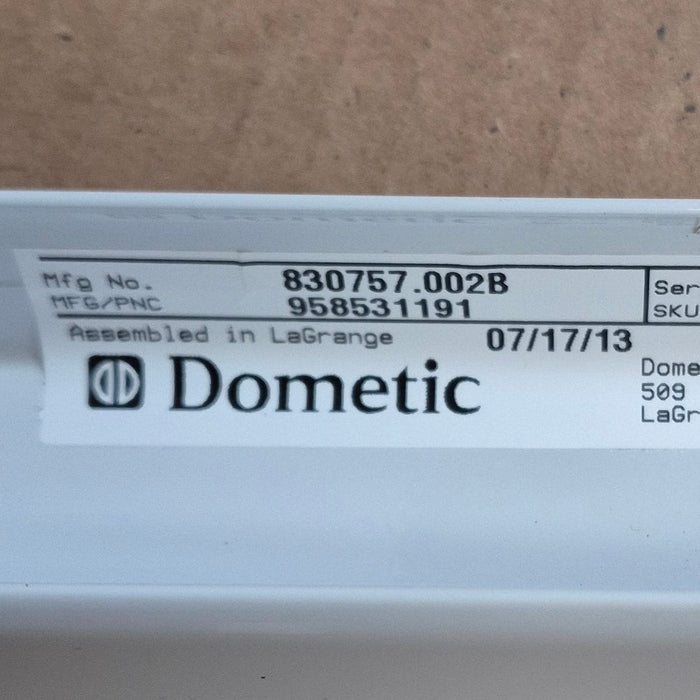 Dometic Elite Window Awning Arm Set, White -  830757.002B - Young Farts RV Parts