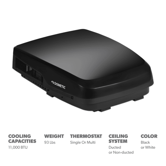 Dometic FJX5457MBKCS FreshJet 5 Air Conditioner 13.5K BTU - Black