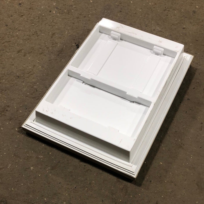 Dometic Refrigerator Door - 2932561141 - Good Used Shape - 22 1/2" W x 16 3/4" H