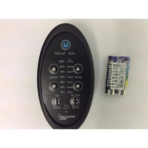 DOMETIC Roof Vent Remote Control - Black; With 2 AA Batteries - 9068 - 09 - Young Farts RV Parts
