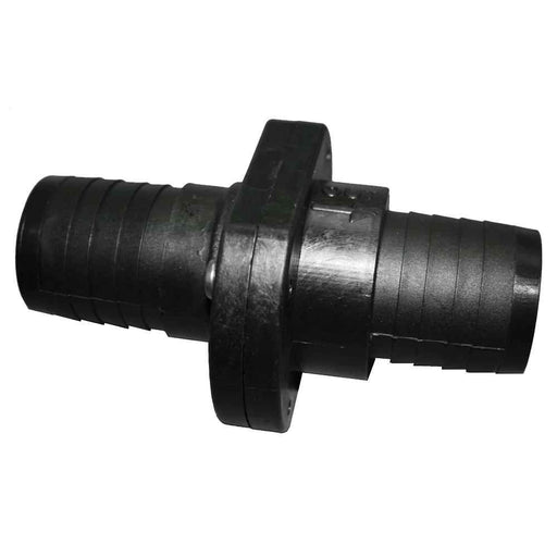 Double Barb Inline Scupper Check Valve - 1 - 1/2" - Black - Young Farts RV Parts